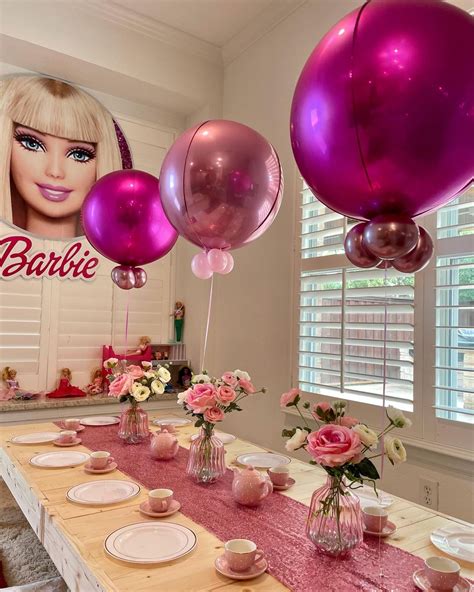 decoración para cumpleaños de barbie|como hacer una fiesta de barbie.